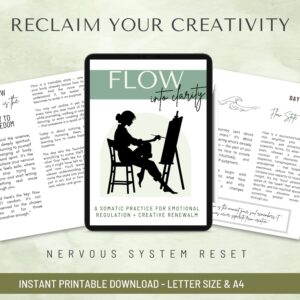 Reclaim Your Creativity Workbook | 5 Day Creative Flow Journal PDF